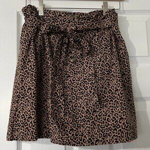 NWT American Eagle Animal Print Mini Skirt M